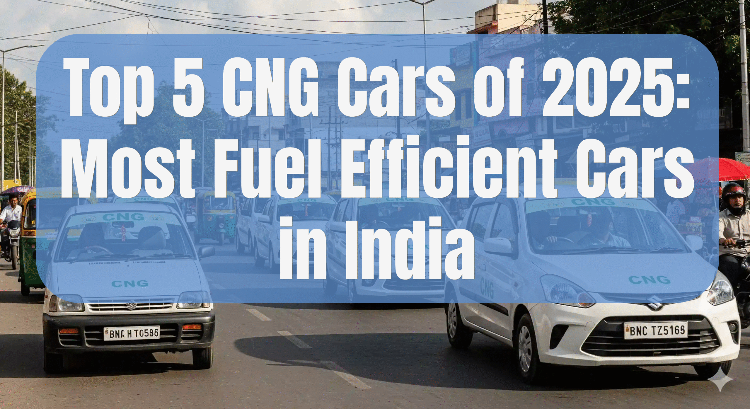 Top 5 CNG Cars of 2025: Most Fuel Efficient Cars in India