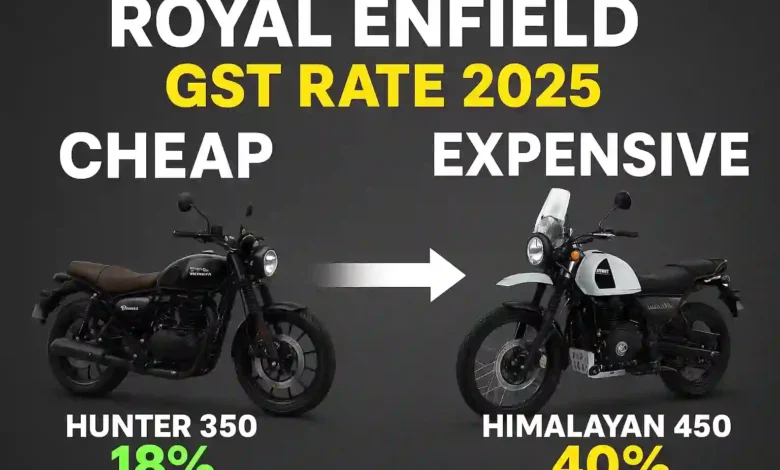 Royal Enfield Bikes GST Rate 2025