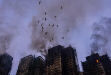 हांगकांग में भीषण हाई-राइज़ आग