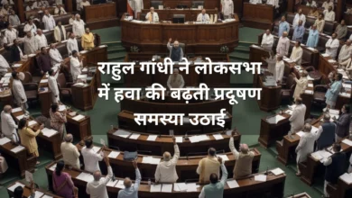 Rahul Gandhi raises Air Pollution Issue