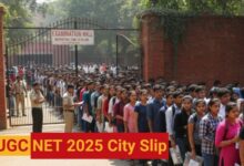 UGC NET December 2025 City Intimation Slip