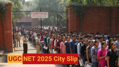 UGC NET December 2025 City Intimation Slip