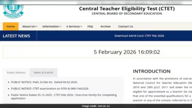 CTET Admit Card 2026