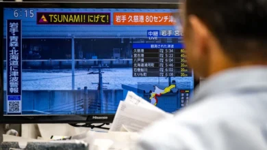 Japan Earthquakes Tsunami Warning