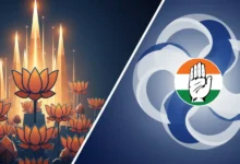 BJP vs Congress Poster War